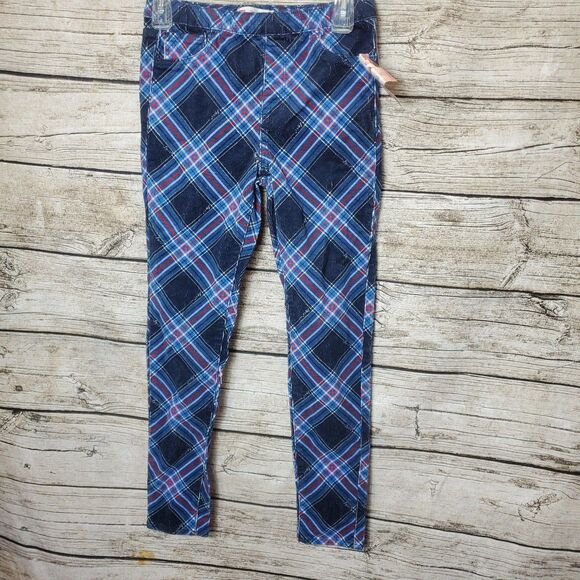 Levi’s plaid corduroy pull-on jeggings Size 14 Reg - Picture 1 of 10